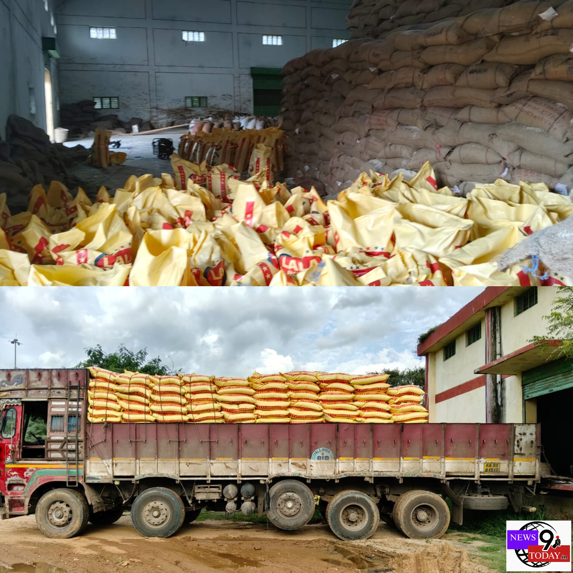ಲಕ್ಷಗಟ್ಟಲೆ ಮೌಲ್ಯವನ್ನು ಪಡೆದ ಪಡಿತರ ಅಕ್ಕಿ ವಶಕ್ಕೆ. ಲಾರಿ ಗೋದಾಮು ಸಿಜ್, ಪ್ರಕರಣ ದಾಖಲೆ.