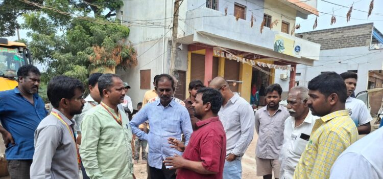 ವಾರ್ಡ್ ನಂ. 9ರಲ್ಲಿ ರಸ್ತೆ ಮತ್ತು ಚರಂಡಿ ಕಾಮಗಾರಿಗೆ ಸಂಬಂಧಿಸಿದ ಸಮಸ್ಯೆ ಬಗೆಹರಿಸಿದ ಪಾಲಿಕೆ ಸದಸ್ಯ ಜಬ್ಬರ್. ಶಾಸಕ ಭರತ್ ರೆಡ್ಡಿ ಸೂಚನೆ ಮೇರೆಗೆ.